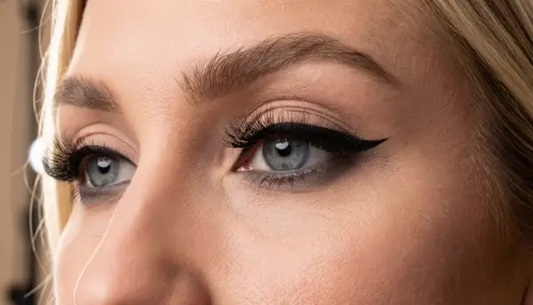 Extreme close-up of eyes and eyelashes generated by Qwen-Image-2.0